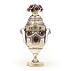 Riechdose aus teilweise vergoldetem Silber. Meister: Thomas Jensen, Apenrade, 
1796-1825. H: 11,4cm
