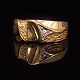 Lapponia Goldring mit einem Diamanten von 0,02ct. Ringgr. 63,5