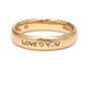 Charlotte Lynggaard for Ole Lynggaard Love Ring 4 stemplet "CL & Ole L 585 4" 
med brillant på ca. 0,02ct. Ringstr. 56